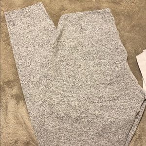 Mid-Rise full length Plush Heather Tights